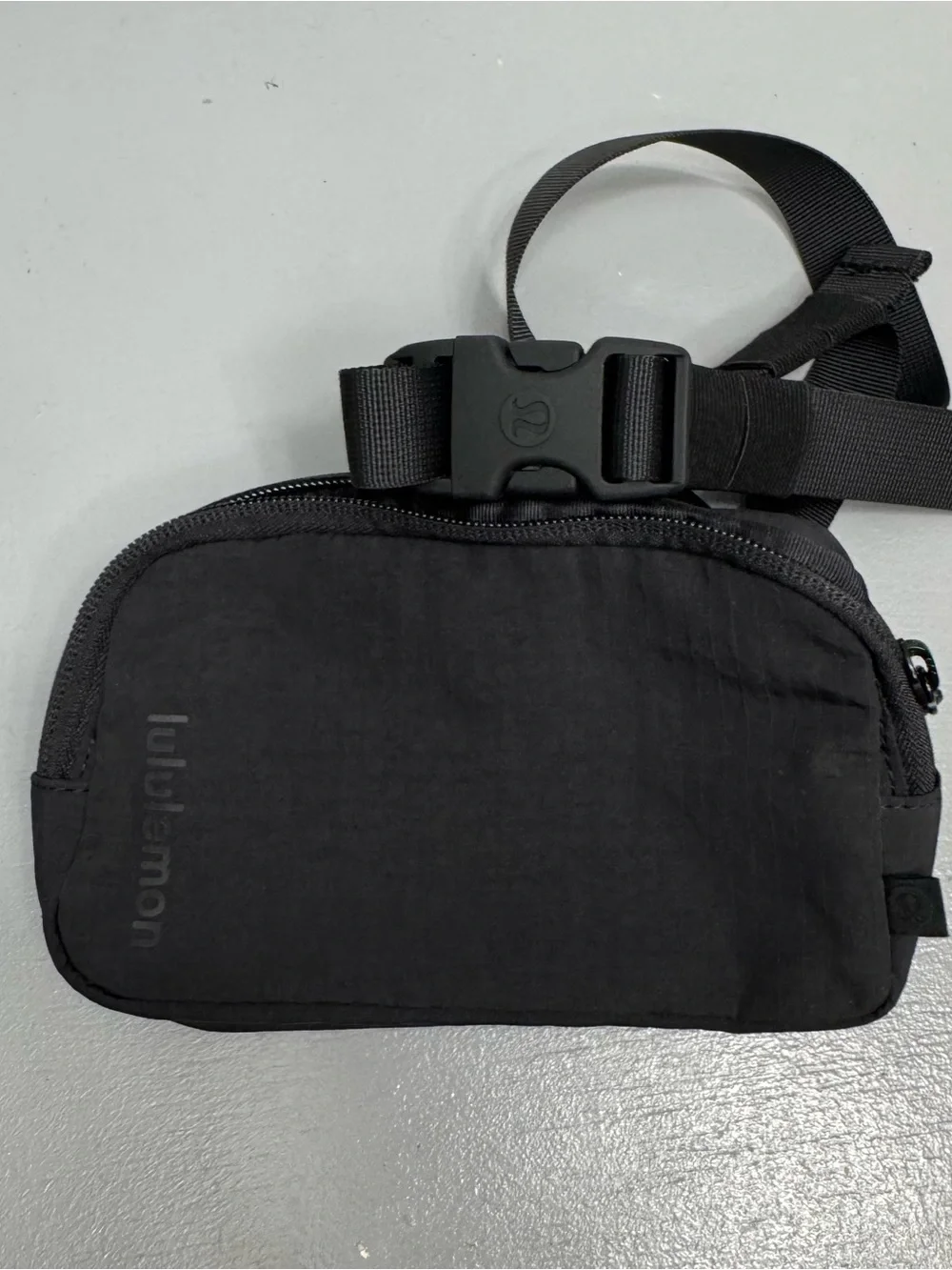 lululemon athletica Black Compact Crossbody/Waist Pouch
